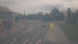 Křižovatka ulic Komenského a Velké Novosady