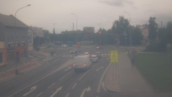Křižovatka ulic Komenského a Velké Novosady