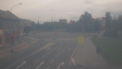 Křižovatka ulic Komenského a Velké Novosady