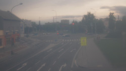 Křižovatka ulic Komenského a Velké Novosady