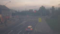 Křižovatka ulic Komenského a Velké Novosady