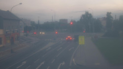 Křižovatka ulic Komenského a Velké Novosady