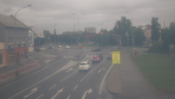 Křižovatka ulic Komenského a Velké Novosady