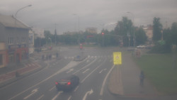 Křižovatka ulic Komenského a Velké Novosady