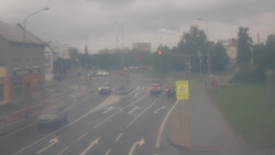 Křižovatka ulic Komenského a Velké Novosady