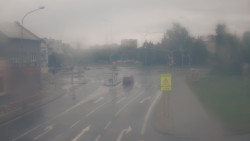 Křižovatka ulic Komenského a Velké Novosady