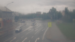 Křižovatka ulic Komenského a Velké Novosady