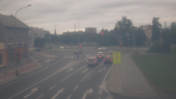 Křižovatka ulic Komenského a Velké Novosady