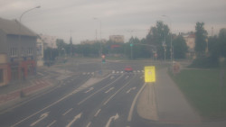 Křižovatka ulic Komenského a Velké Novosady