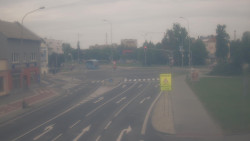 Křižovatka ulic Komenského a Velké Novosady