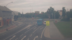 Křižovatka ulic Komenského a Velké Novosady