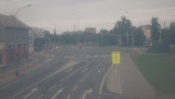 Křižovatka ulic Komenského a Velké Novosady