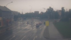 Křižovatka ulic Komenského a Velké Novosady
