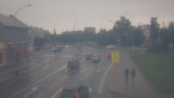 Křižovatka ulic Komenského a Velké Novosady