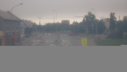 Křižovatka ulic Komenského a Velké Novosady