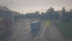 Křižovatka ulic Komenského a Velké Novosady