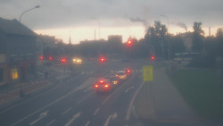 Křižovatka ulic Komenského a Velké Novosady