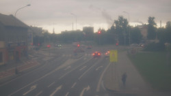 Křižovatka ulic Komenského a Velké Novosady