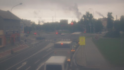 Křižovatka ulic Komenského a Velké Novosady