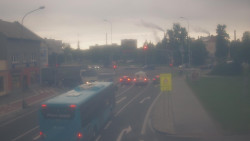 Křižovatka ulic Komenského a Velké Novosady