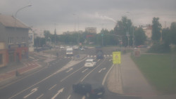 Křižovatka ulic Komenského a Velké Novosady