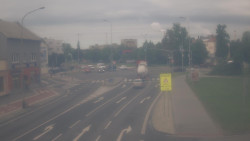 Křižovatka ulic Komenského a Velké Novosady