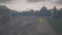 Křižovatka ulic Komenského a Velké Novosady