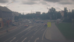 Křižovatka ulic Komenského a Velké Novosady