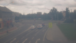 Křižovatka ulic Komenského a Velké Novosady