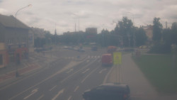 Křižovatka ulic Komenského a Velké Novosady