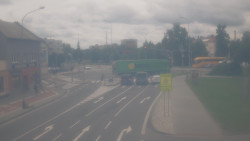 Křižovatka ulic Komenského a Velké Novosady