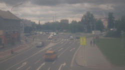 Křižovatka ulic Komenského a Velké Novosady