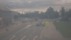Křižovatka ulic Komenského a Velké Novosady