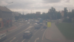 Křižovatka ulic Komenského a Velké Novosady