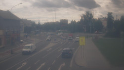 Křižovatka ulic Komenského a Velké Novosady