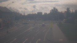 Křižovatka ulic Komenského a Velké Novosady