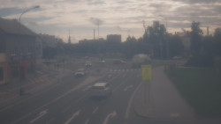Křižovatka ulic Komenského a Velké Novosady