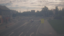 Křižovatka ulic Komenského a Velké Novosady