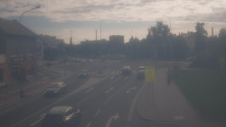 Křižovatka ulic Komenského a Velké Novosady