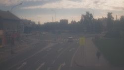 Křižovatka ulic Komenského a Velké Novosady