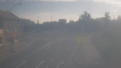 Křižovatka ulic Komenského a Velké Novosady