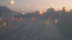 Křižovatka ulic Komenského a Velké Novosady