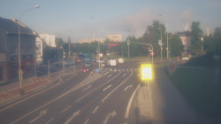 Křižovatka ulic Komenského a Velké Novosady