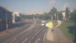 Křižovatka ulic Komenského a Velké Novosady