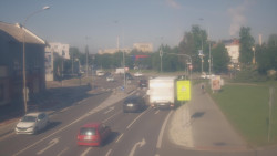 Křižovatka ulic Komenského a Velké Novosady
