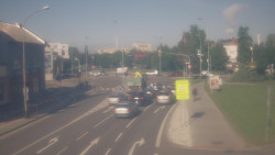 Křižovatka ulic Komenského a Velké Novosady