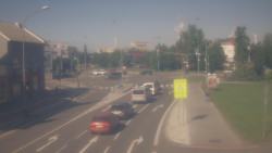Křižovatka ulic Komenského a Velké Novosady