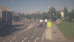 Křižovatka ulic Komenského a Velké Novosady