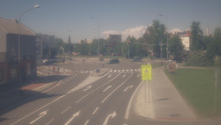 Křižovatka ulic Komenského a Velké Novosady