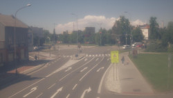 Křižovatka ulic Komenského a Velké Novosady
